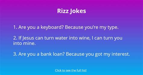 rizz jokes